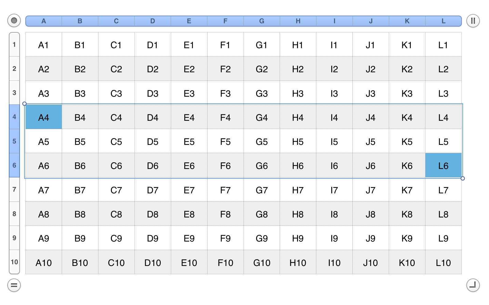 select-contiguous-rows