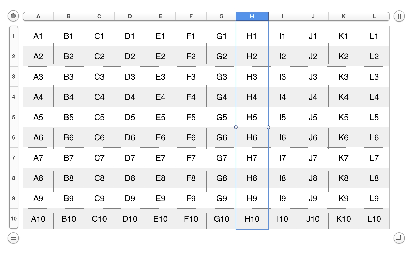 single-column-selected